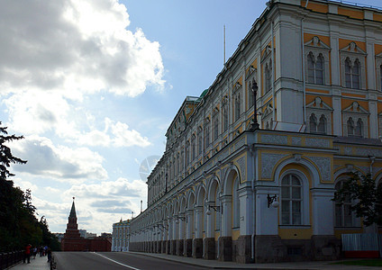 莫斯科大克里姆林宫天空圆顶中心地标首都纪念碑建筑教会大教堂博物馆图片