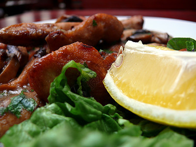 配有肉豆的新鲜鲜菜美食猪肉牛肉午餐饮食蔬菜绿色盘子食物白色图片