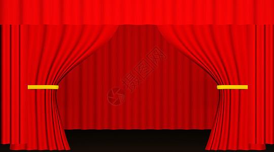 红幕幕仪式剧院歌剧展示电影窗帘折叠芭蕾舞展览音乐图片