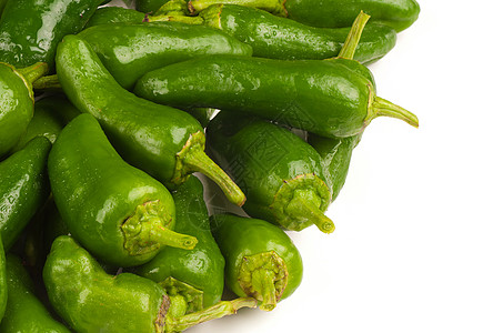 红辣椒绿色护卫蔬菜水平调味品宏观图片