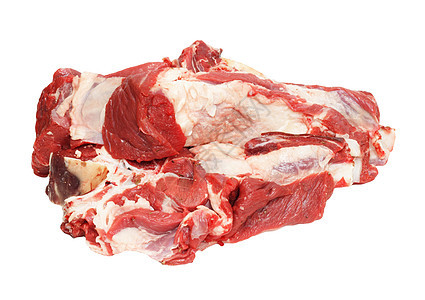 白种的粗肉店铺猪肉大部分白色动物食物地面红色饮食羊肉图片