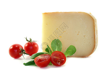 一块奶酪加西红柿图片