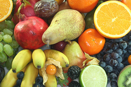 果果混合维生素菠萝橘子奇异果食物黑木水果柚子果味组合图片