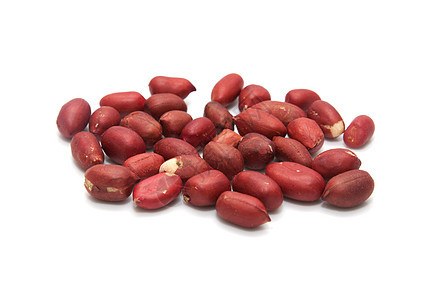 白底花生零食坚果育肥小吃食品豆类种子白色食谱食物图片