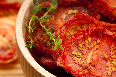 意大利日晒干西红番茄美食水平蔬菜种子红色框架脱水图片