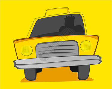 黄色出租车/出租车背景图片