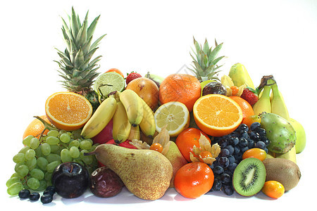 果果混合食物果味维生素香蕉水果柚子市场黑木奇异果组合图片