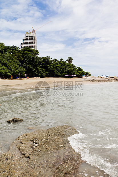 海滩 岩石地区和海洋海景野生动物太阳海岸日落荒野石头正方形天空阳光图片