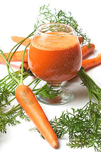 胡萝卜和胡萝卜汁补品食物果汁水果蔬菜活力饮料早餐食品美食图片