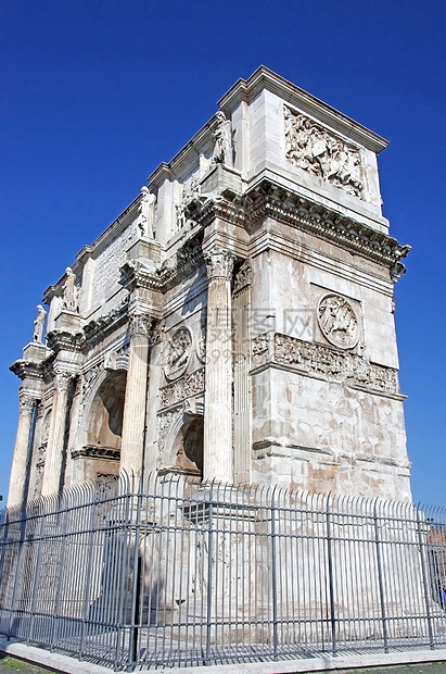 君士坦丁群岛石头建筑学艺术纪念碑历史性柱子文化胜利历史雕像图片