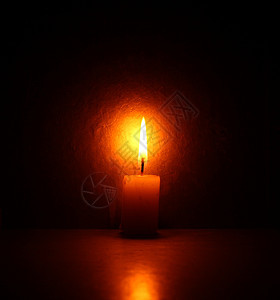 蜡烛亮度燃烧橙子点燃火焰活力耀斑宗教烧伤记忆图片