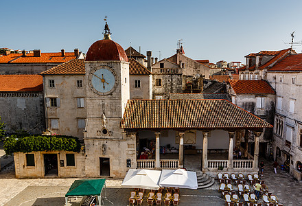 克罗地亚Trogir中心圣塞巴斯蒂安教堂图片