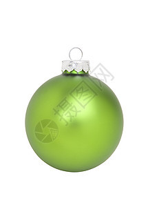 绿色圣诞礼仪白色装饰品照片对象圆形玻璃背景图片
