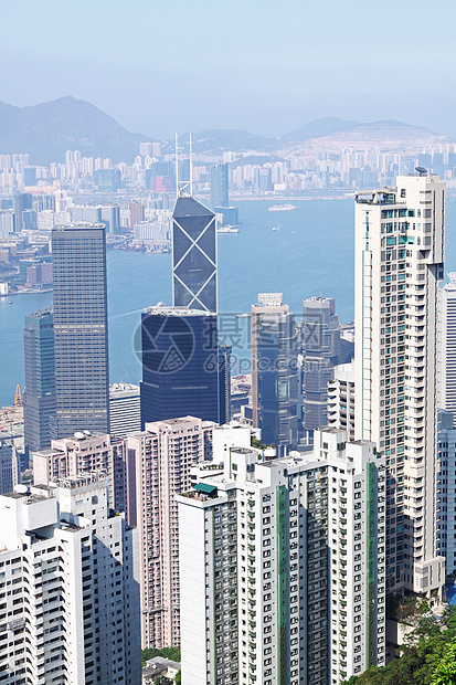 香港金融建筑办公室顶峰港口场景摩天大楼经济假期码头图片