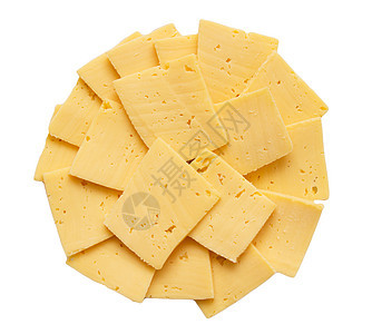 白背景的切片奶酪正方形自助餐牛奶烹饪奶制品饮食营养肥胖维生素酒店图片