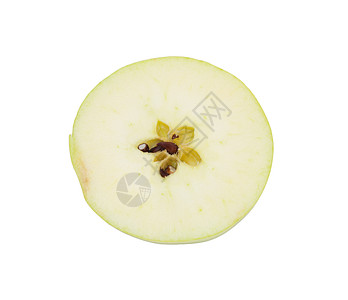 苹果8白色背景上的切片苹果食物饮食营养绿色药品牙科果味绿化种子主食背景