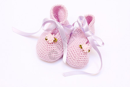 婴儿粉红色靴子图片