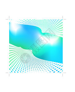 蓝绿背景文摘摘要横幅公司商业漩涡技术海浪墙纸海报插图曲线背景图片