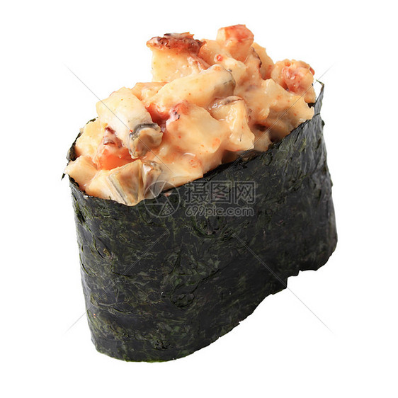 香料寿司食物鳗鱼芝麻熏制饮食白色午餐海鲜异国宏观图片
