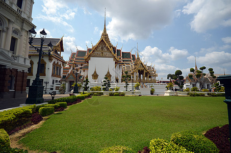 曼谷大宫游客历史旅游城市建筑学艺术寺庙旅行遗产金子图片