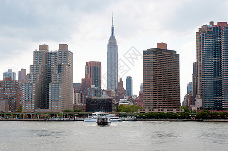 曼哈顿的摩天大楼旅行地标观光旅游建筑图片