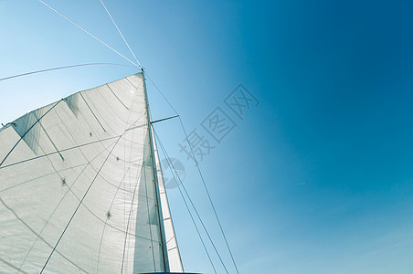 帆船航行自由纺织品蓝色太阳血管阳光奢华运输娱乐游艇图片