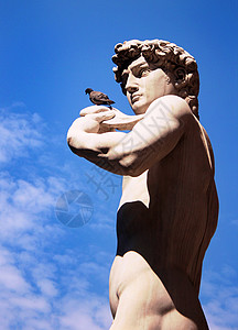 大卫雕塑由意大利佛罗伦萨米开朗基洛图片