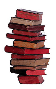堆叠的旧书知识图书训练大学教科书学习收藏科学智慧文档图片