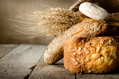 小麦和面包类图片