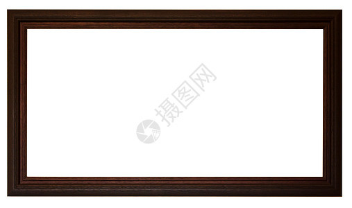 图片框架长方形工作室画廊空白相框木头艺术镜框黑色白色图片