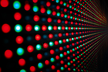 LED 屏幕几何学监视器照明宏观细胞矩阵电子灯光网格技术图片