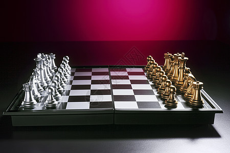 象棋比对战略金子水平物体决斗竞赛棋子棋盘挑战影棚图片