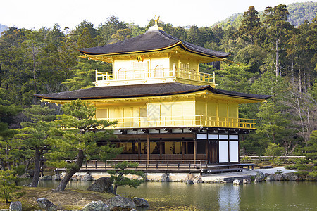 日本京都金宝馆 京都银角寺庙图片