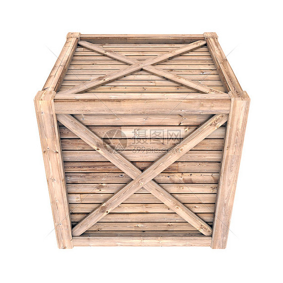 木制容器托盘小路纸盒轮廓贮存送货白色商品仓库货运图片