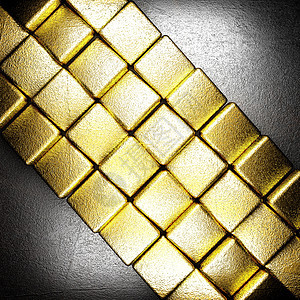 金银和银银背景插图装饰黄色反射框架奢华风格艺术金子抛光图片
