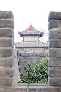 古代城墙绿色天空观光地标城市旅行文化建筑学历史性石头图片