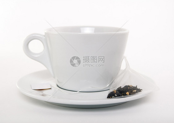 白茶和茶叶袋图片