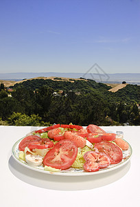 沙拉餐厅蔬菜胡椒美食午餐食物营养饮食盘子小吃图片