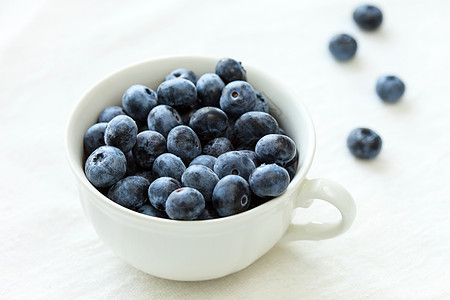 新鲜蓝莓营养杯子浆果团体早餐美食食物水果饮食沼泽图片
