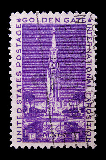 复古美国纪念邮票邮政国家服务博览会意义邮件图片