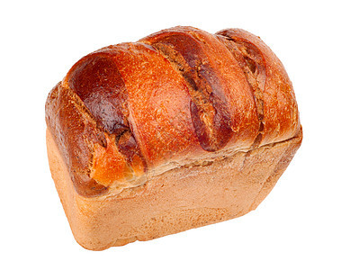 一块面包食物免版税白色股票棕色库存照片图片
