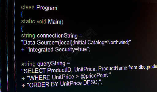 黑色液晶屏幕C码语言图片