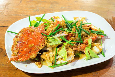 咖喱螃蟹图片