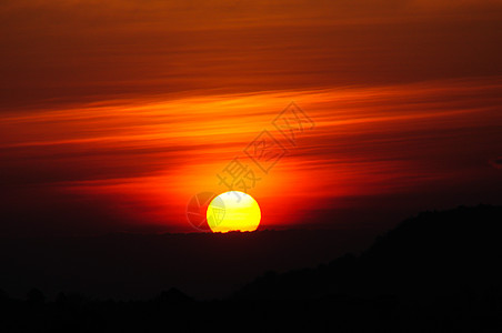 泰国日出墙纸地平线海岸日落太阳假期阳光场景爬坡晴天图片