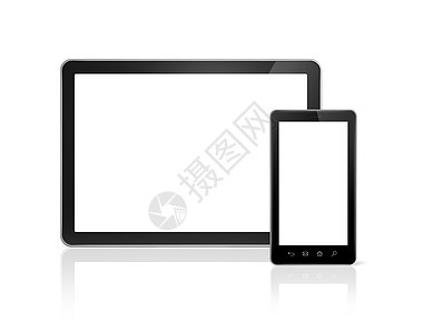 移动电话和数字平板电脑数位板技术网络触摸屏商业空白电子通讯手机屏幕图片
