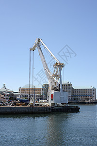 Cape Town港的Crane车图片