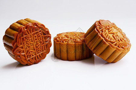 月饼季节性面包文化月亮蛋糕团圆糖果美食红色糕点图片
