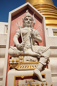 金像和金塔木头雕像艺术金子宗教文化古董佛教徒教会雕刻图片