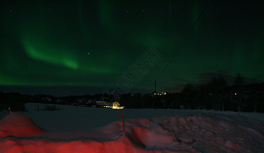 北极光天空背景图片