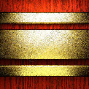 红木和黄金背景插图艺术黄色木头红色金子反射框架装饰风格图片